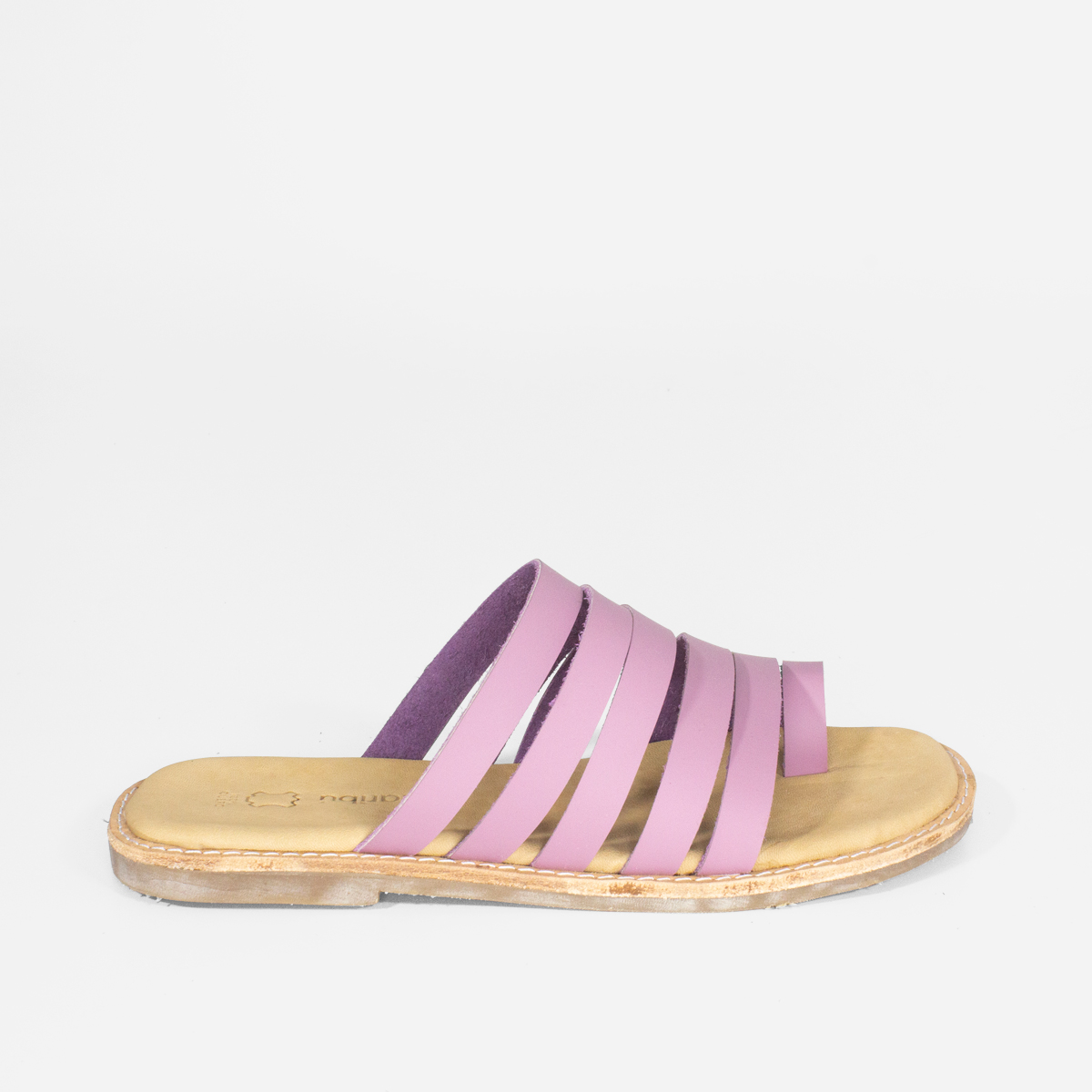 SANDALIAS MUJER MARIBU CUERO LILA 810 - 1