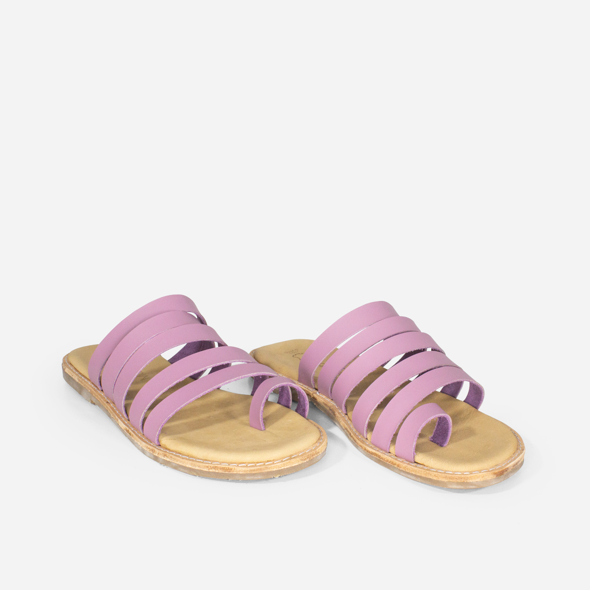 SANDALIAS MUJER MARIBU CUERO LILA 810 - 2