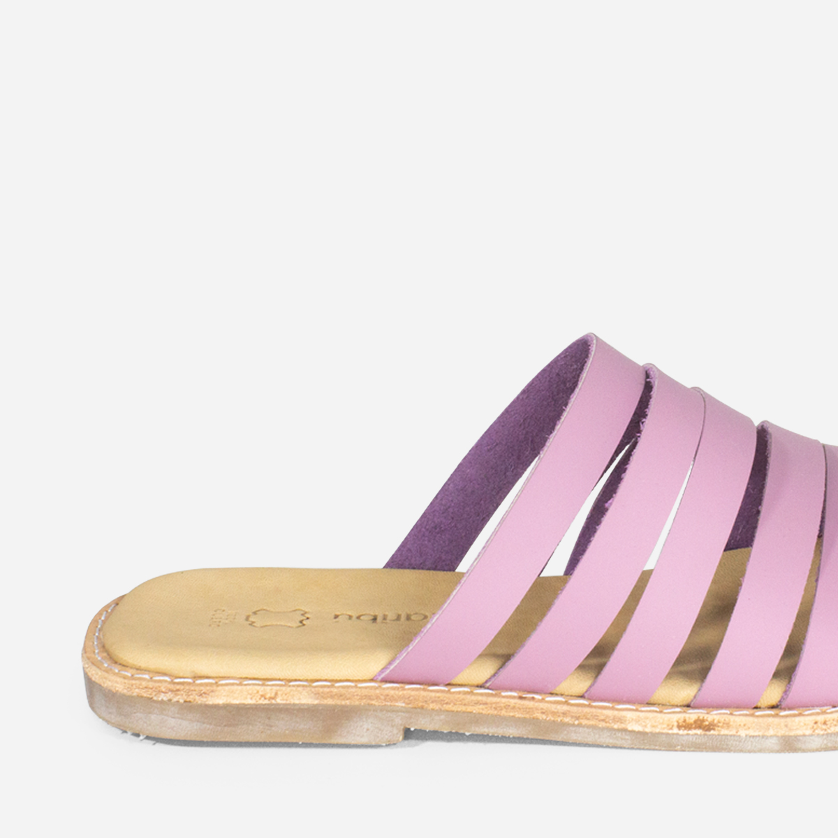 SANDALIAS MUJER MARIBU CUERO LILA 810 - 4