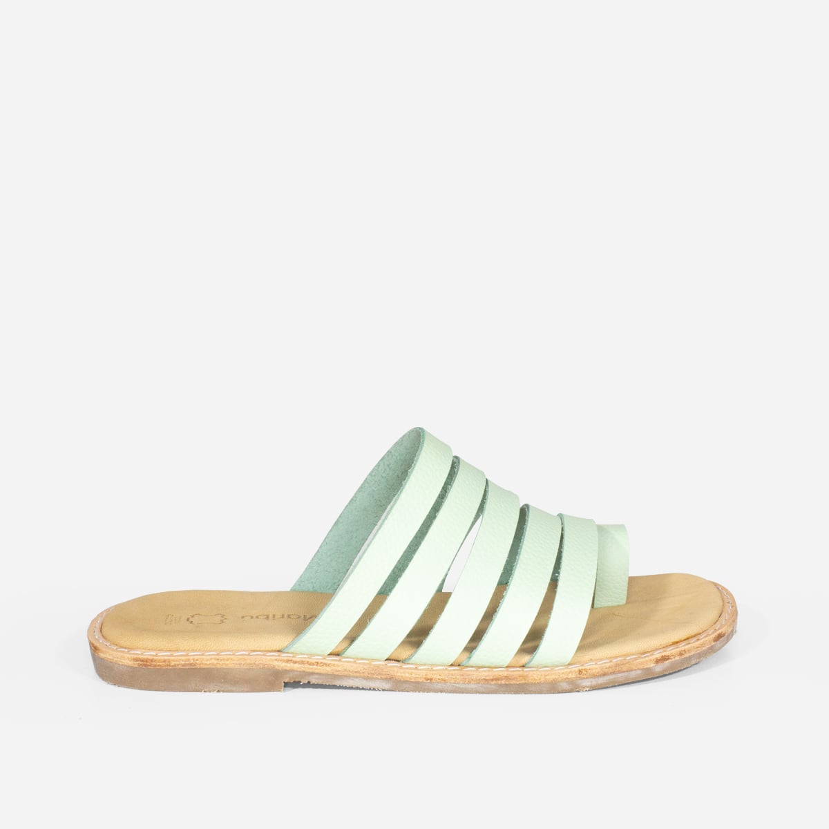 SANDALIAS MUJER MARIBU CUERO MENTA 810 - 1