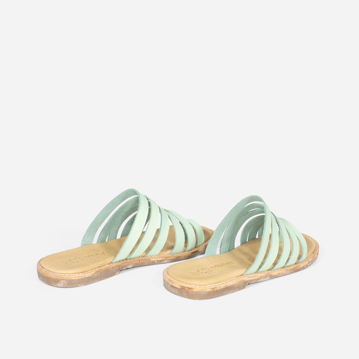 SANDALIAS MUJER MARIBU CUERO MENTA 810 - 3