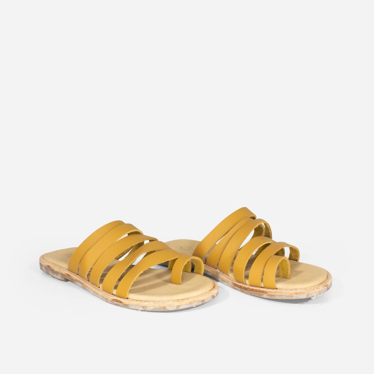 SANDALIAS MUJER MARIBU CUERO NATURAL 810 - 2