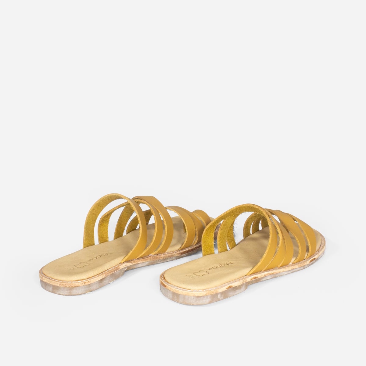 SANDALIAS MUJER MARIBU CUERO NATURAL 810 - 3
