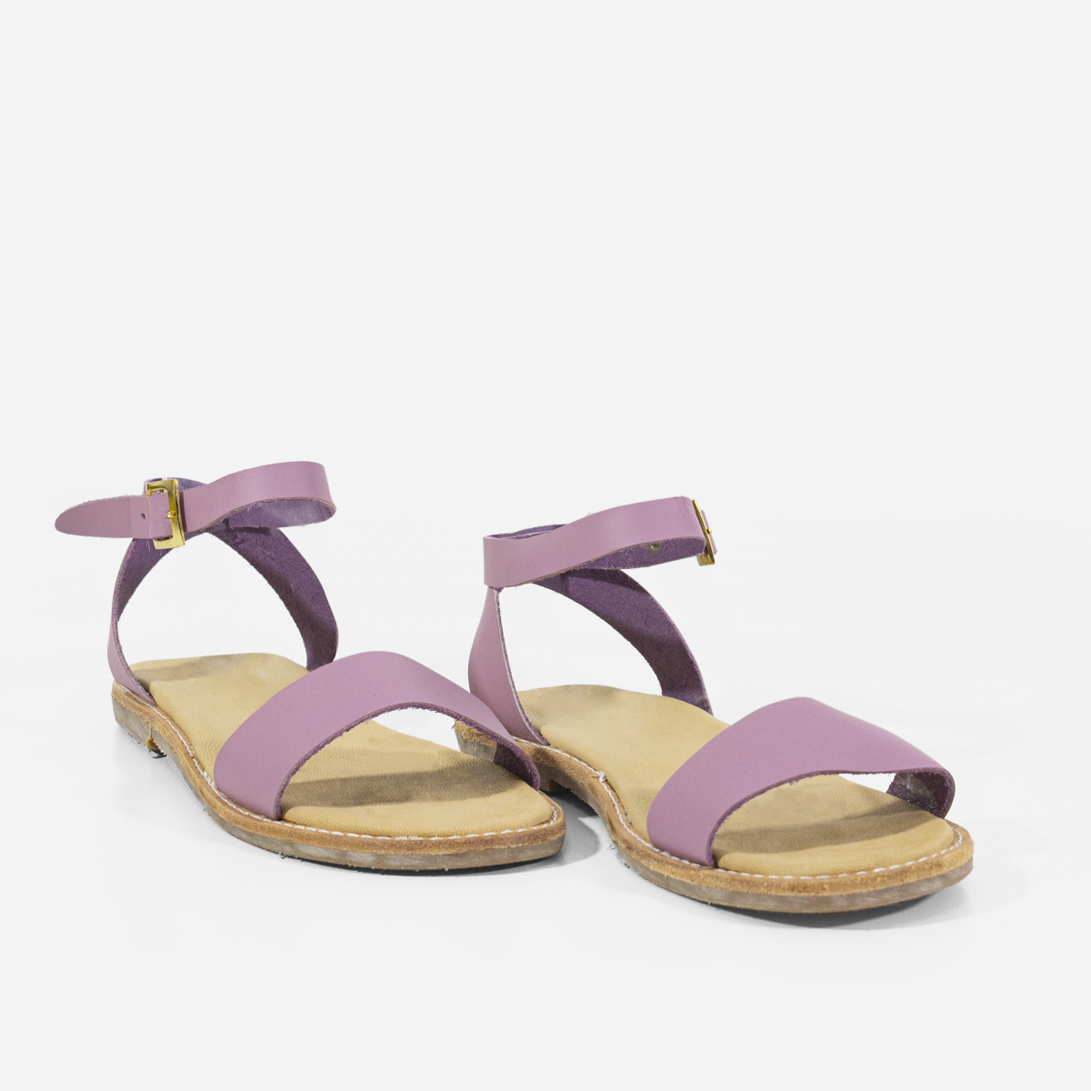 SANDALIAS MUJER MARIBU CUERO LILA 811 - 2