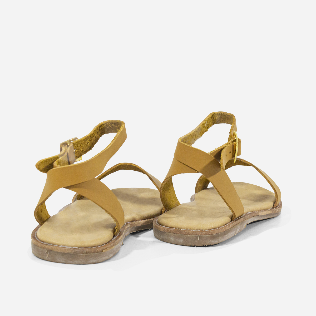 SANDALIAS MUJER MARIBU CUERO NATURAL 811 - 3