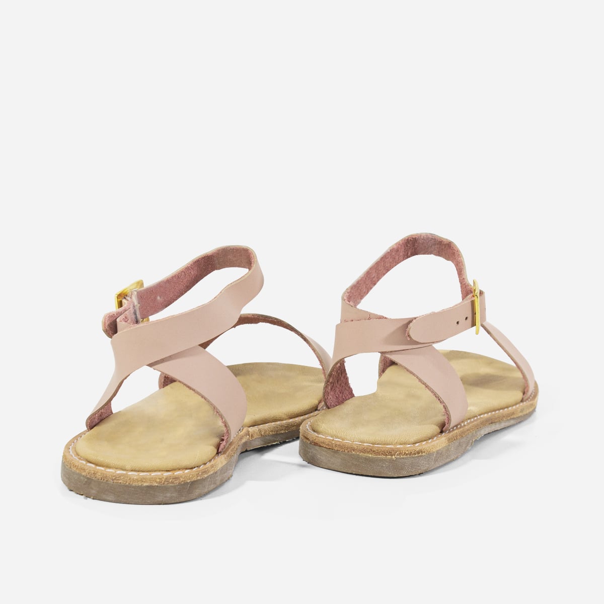 SANDALIAS MUJER MARIBU CUERO NUDE 811 - 3