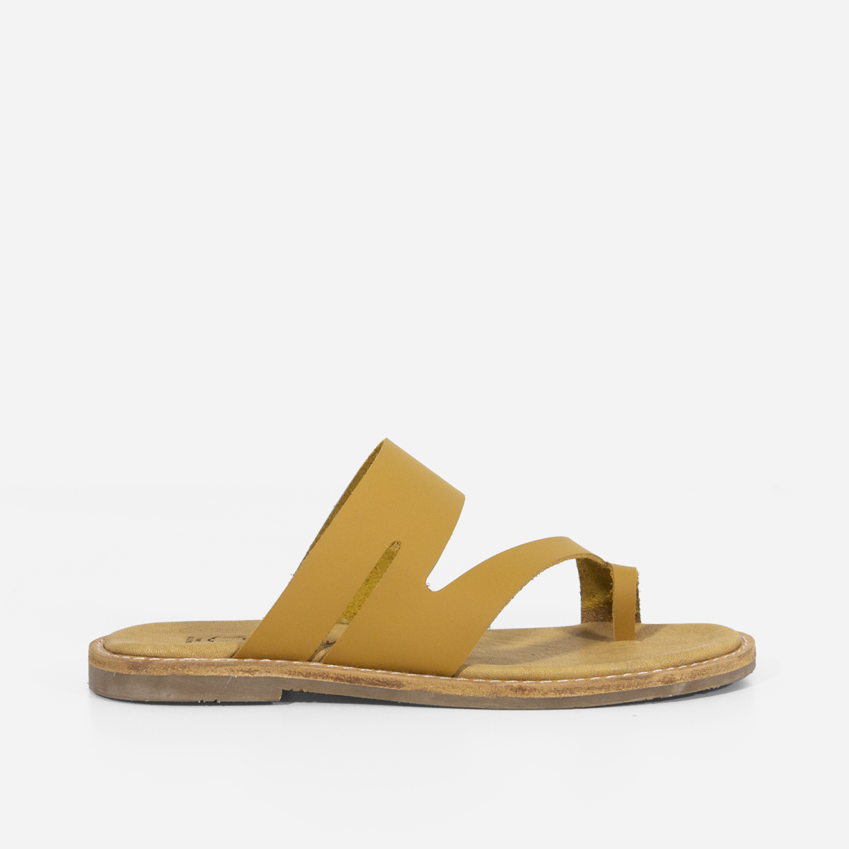 SANDALIAS MUJER MARIBU CUERO NATURAL 844 - 1