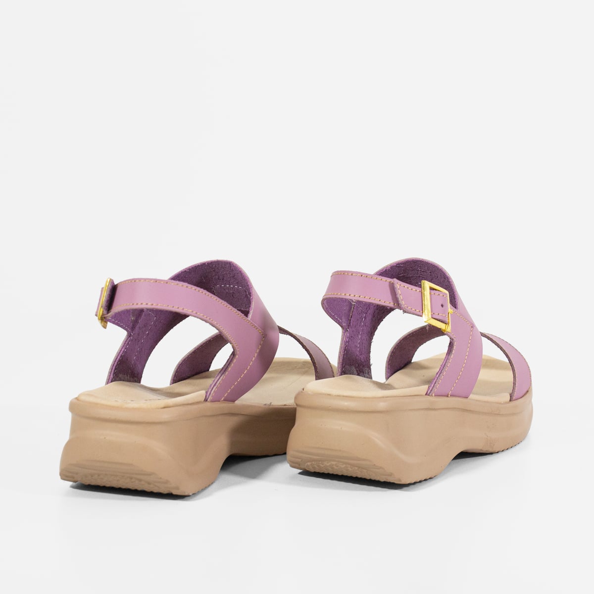 SANDALIAS MUJER MARIBU CUERO LILA 845 - 3