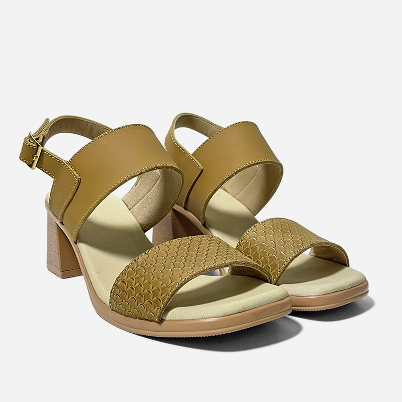 SANDALIAS MUJER MARIBU CUERO NATURAL 845 - 2