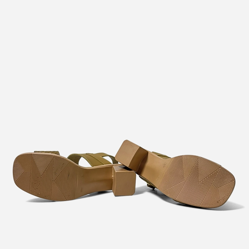 SANDALIAS MUJER MARIBU CUERO NATURAL 845 - 5