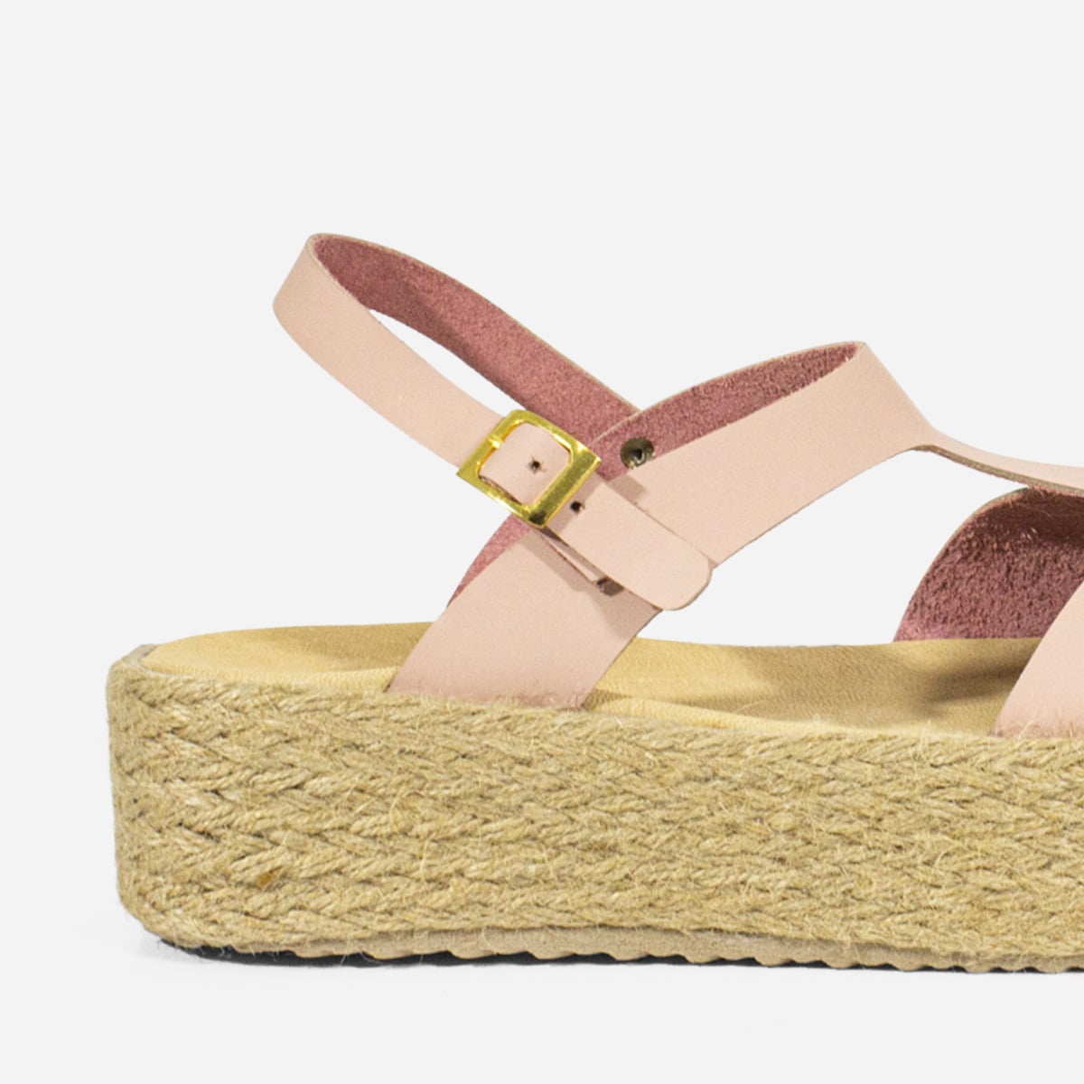 SANDALIAS MUJER MARIBU CUERO NUDE 849 - 4