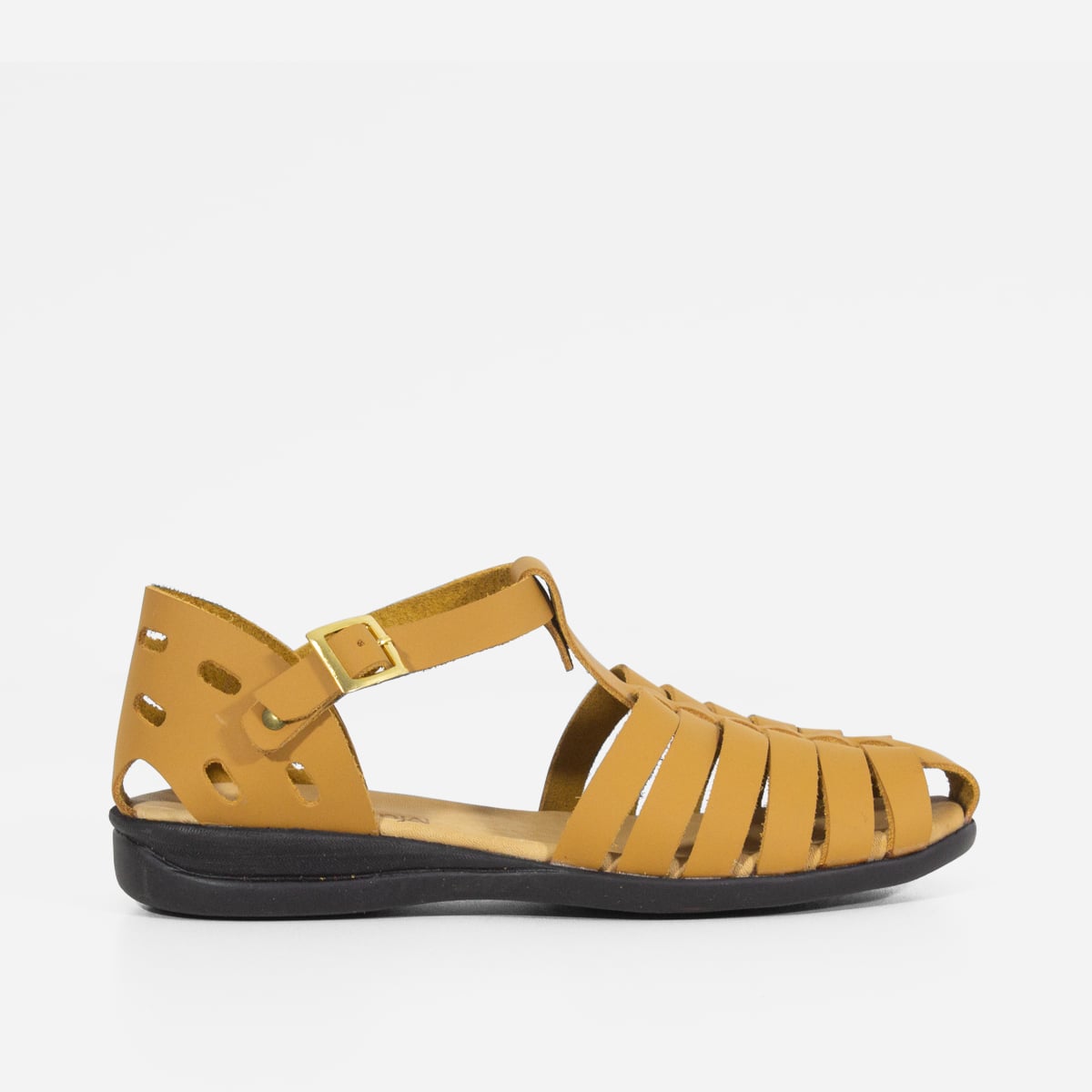 SANDALIAS MUJER MARIBU CUERO NATURAL 850 - 1