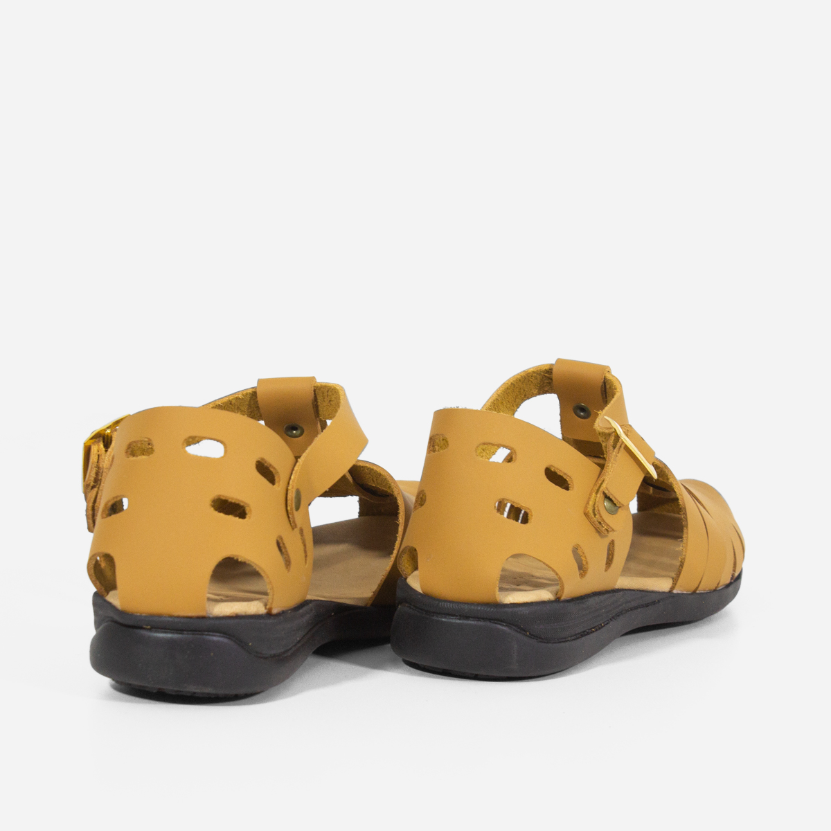 SANDALIAS MUJER MARIBU CUERO NATURAL 850 - 3
