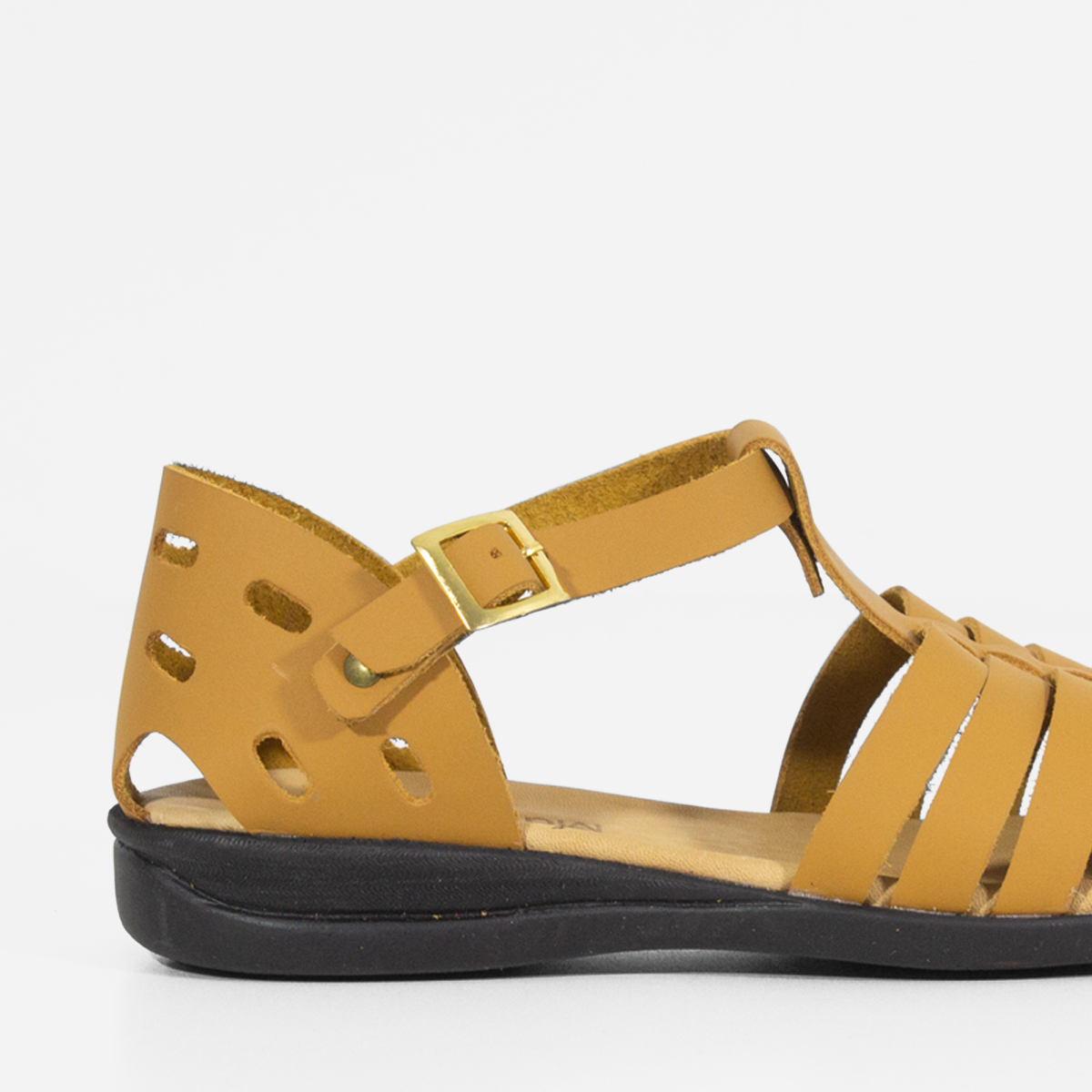SANDALIAS MUJER MARIBU CUERO NATURAL 850 - 4