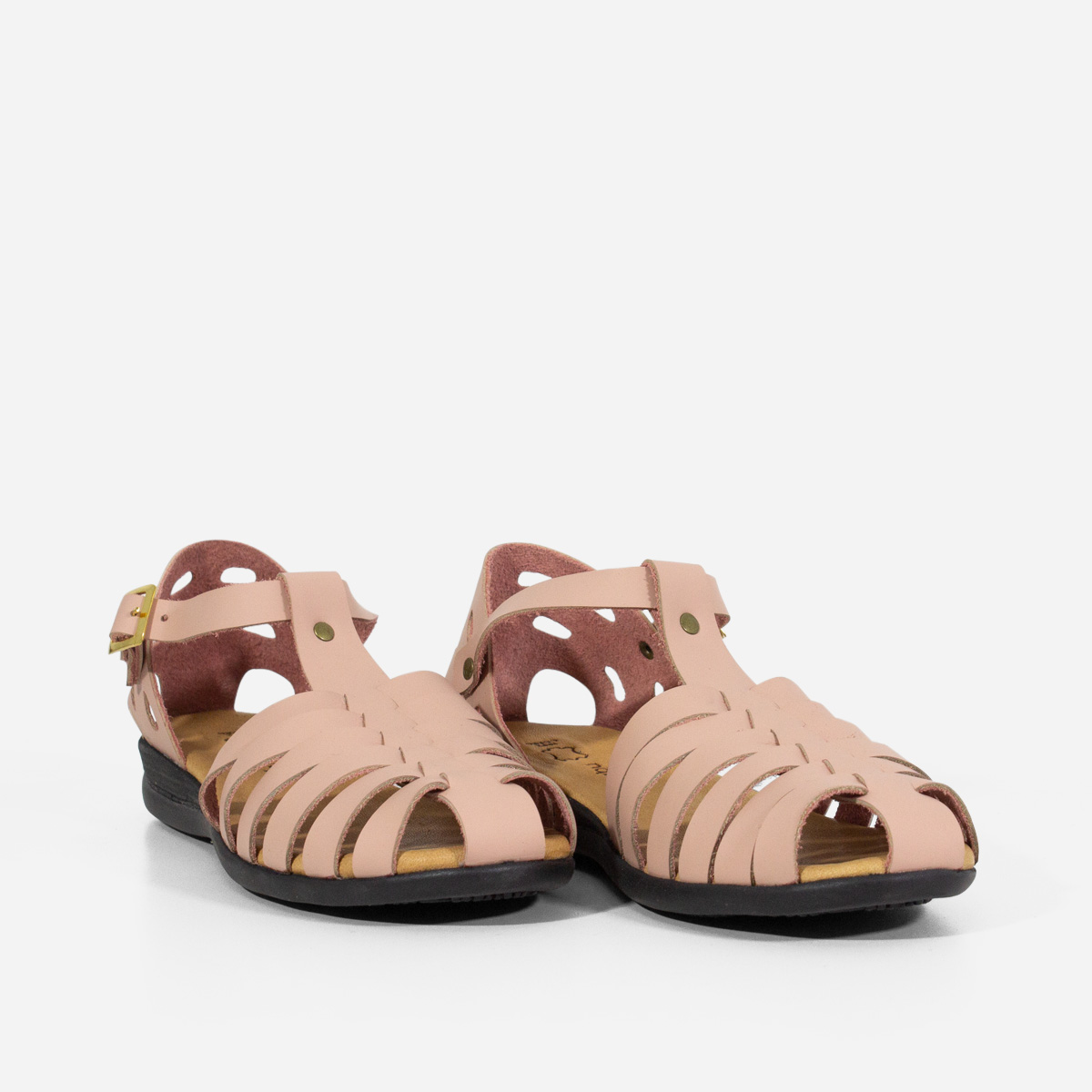 SANDALIAS MUJER MARIBU CUERO NUDE 850 - 2