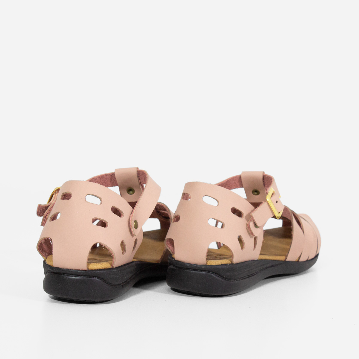 SANDALIAS MUJER MARIBU CUERO NUDE 850 - 3