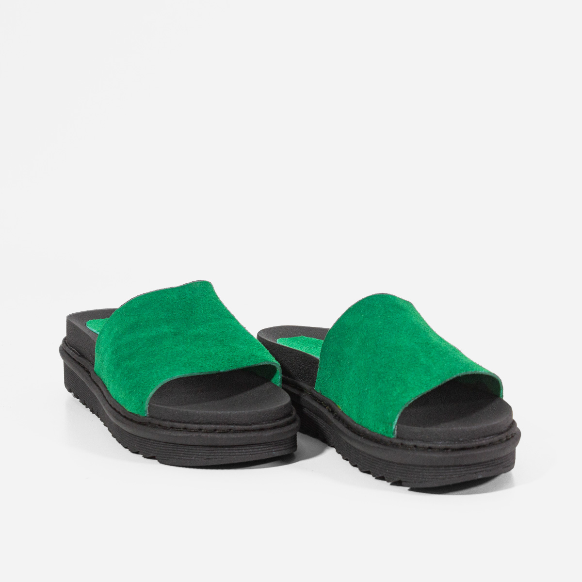 SANDALIAS MUJER MARIBU CUERO VERDE 851 - 2