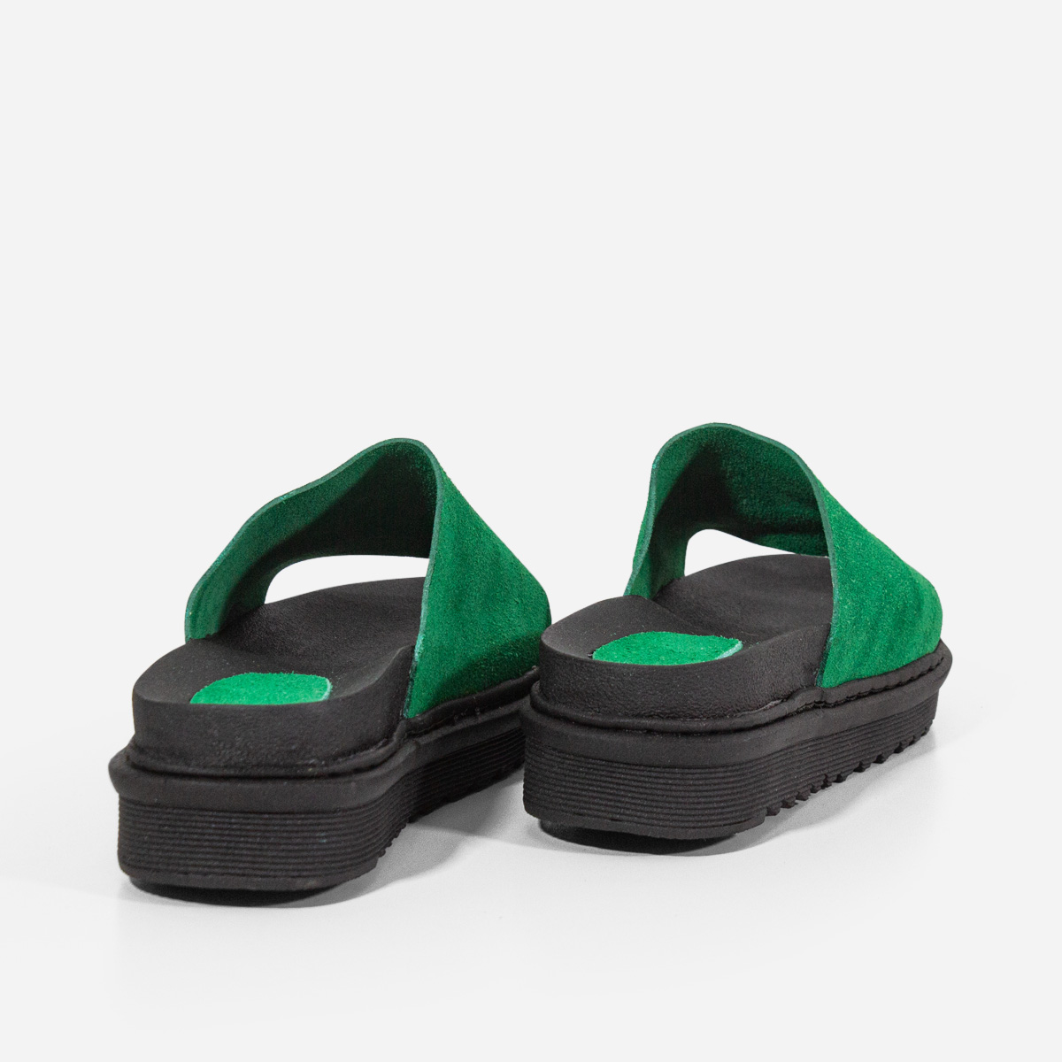 SANDALIAS MUJER MARIBU CUERO VERDE 851 - 3