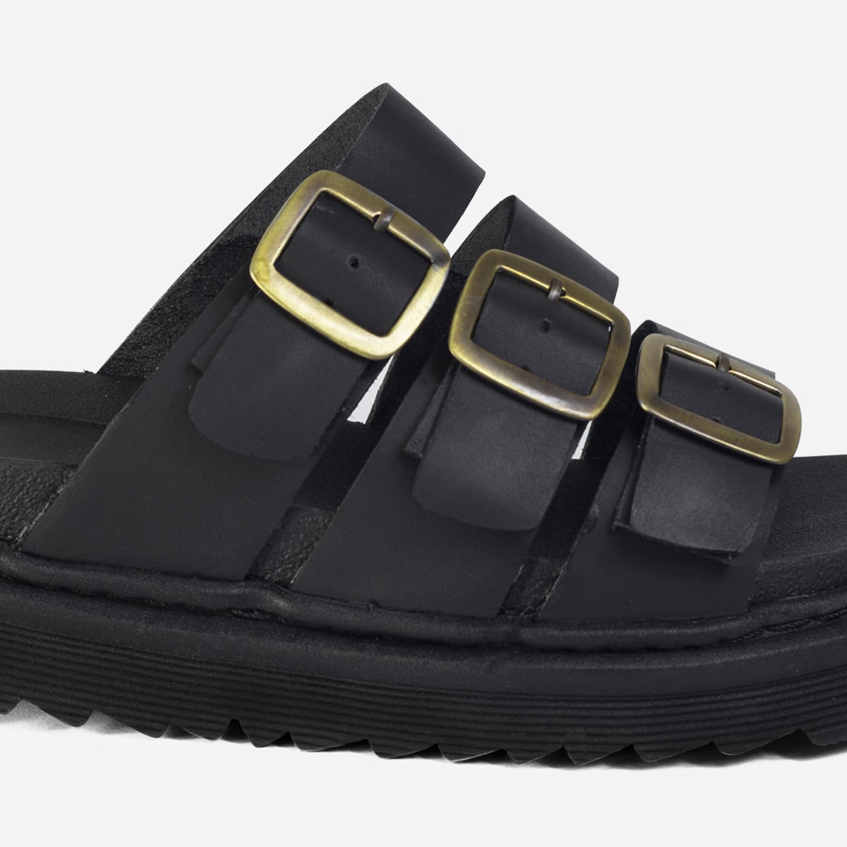 SANDALIAS MUJER MARIBU CUERO NEGRO 859 - 4
