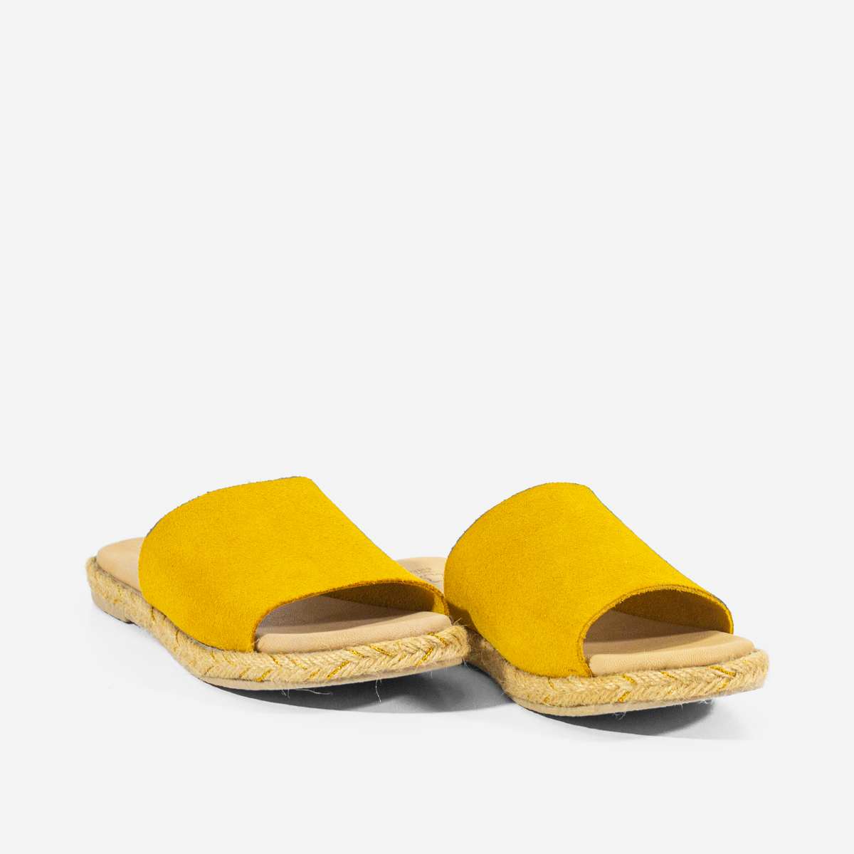 SANDALIAS MUJER MARIBU CUERO AMARILLO 861 - 2