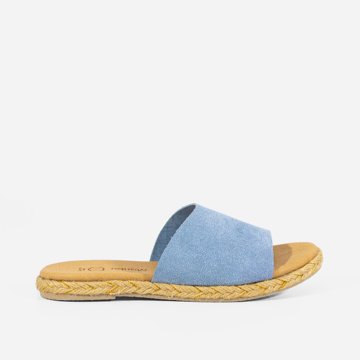 SANDALIAS MUJER MARIBU CUERO CELESTE 861 - 1