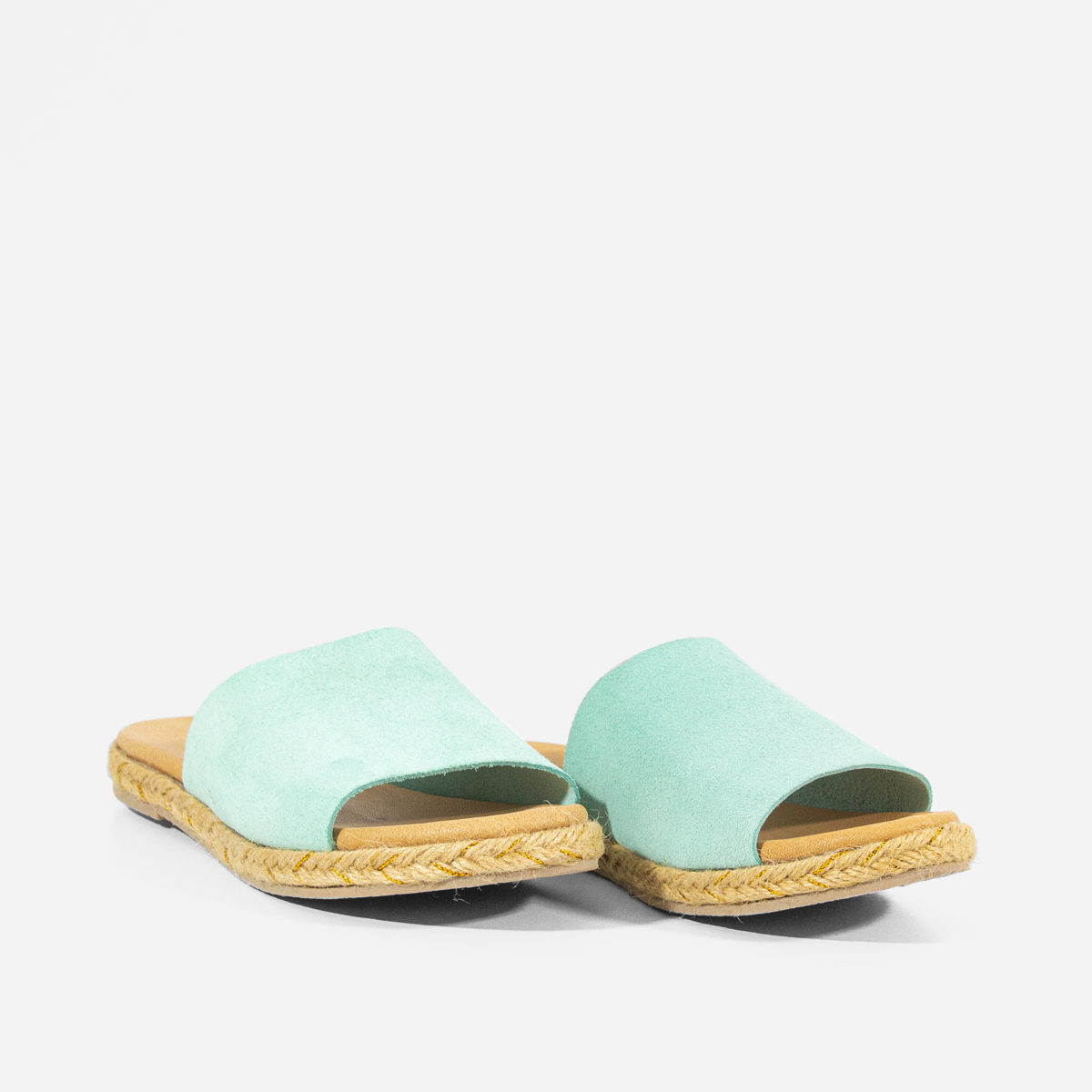 SANDALIAS MUJER MARIBU CUERO MENTA 861 - 2
