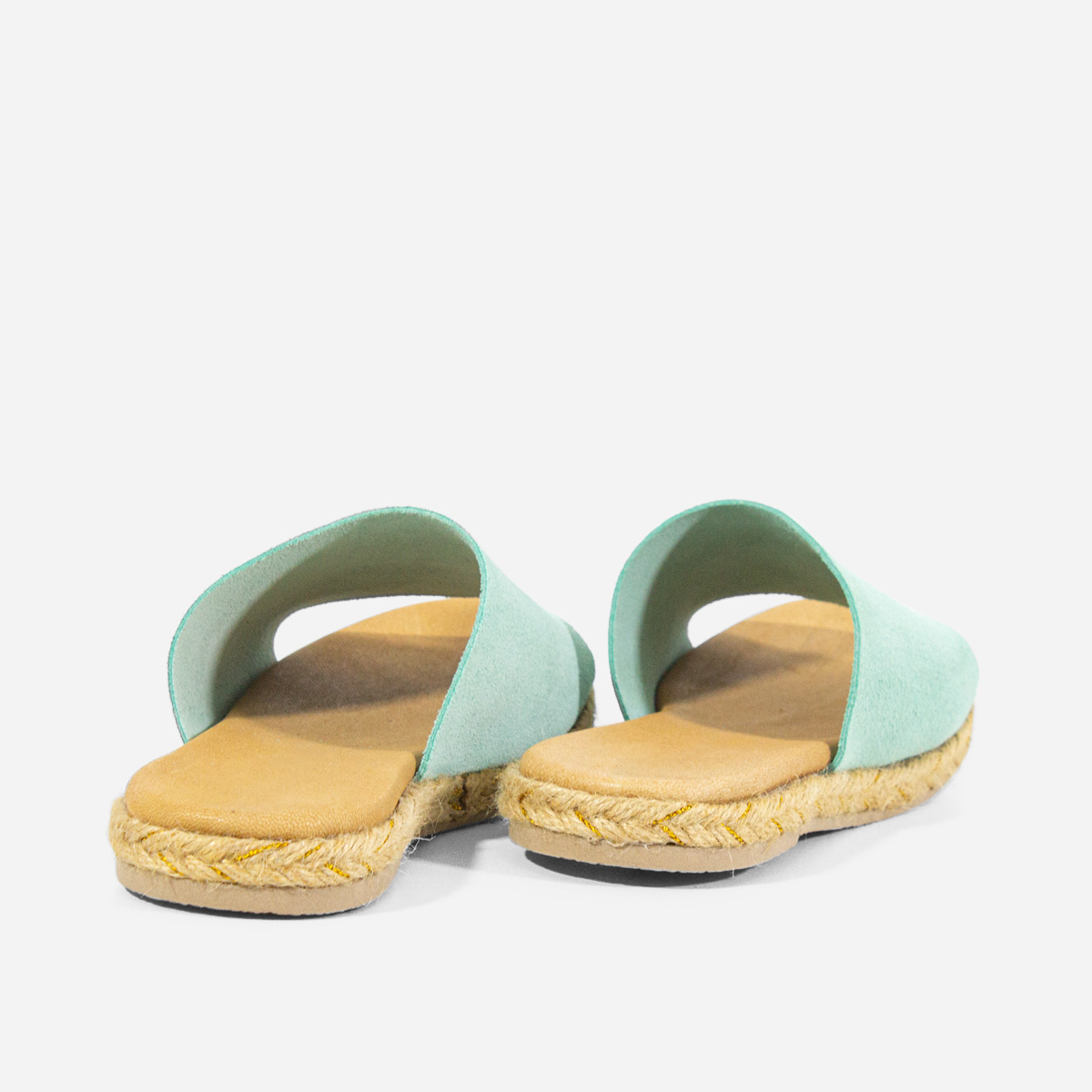 SANDALIAS MUJER MARIBU CUERO MENTA 861 - 3