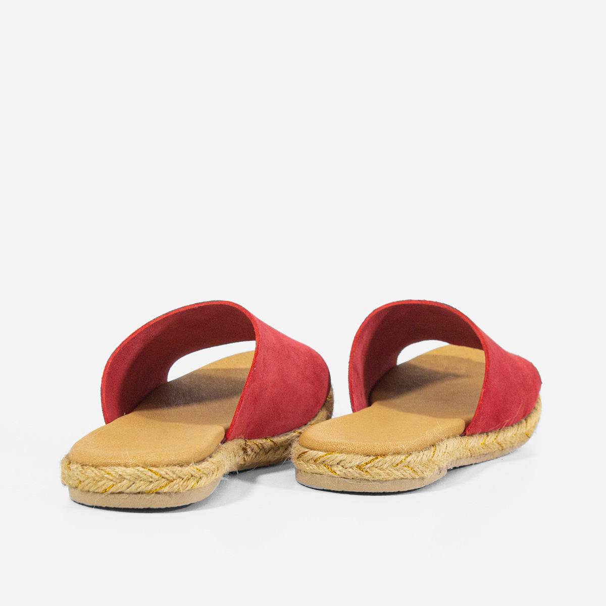 SANDALIAS MUJER MARIBU CUERO ROJO 861 - 3