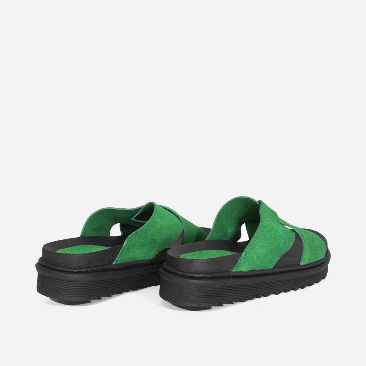 SANDALIAS MUJER MARIBU CUERO VERDE 1001 - 3