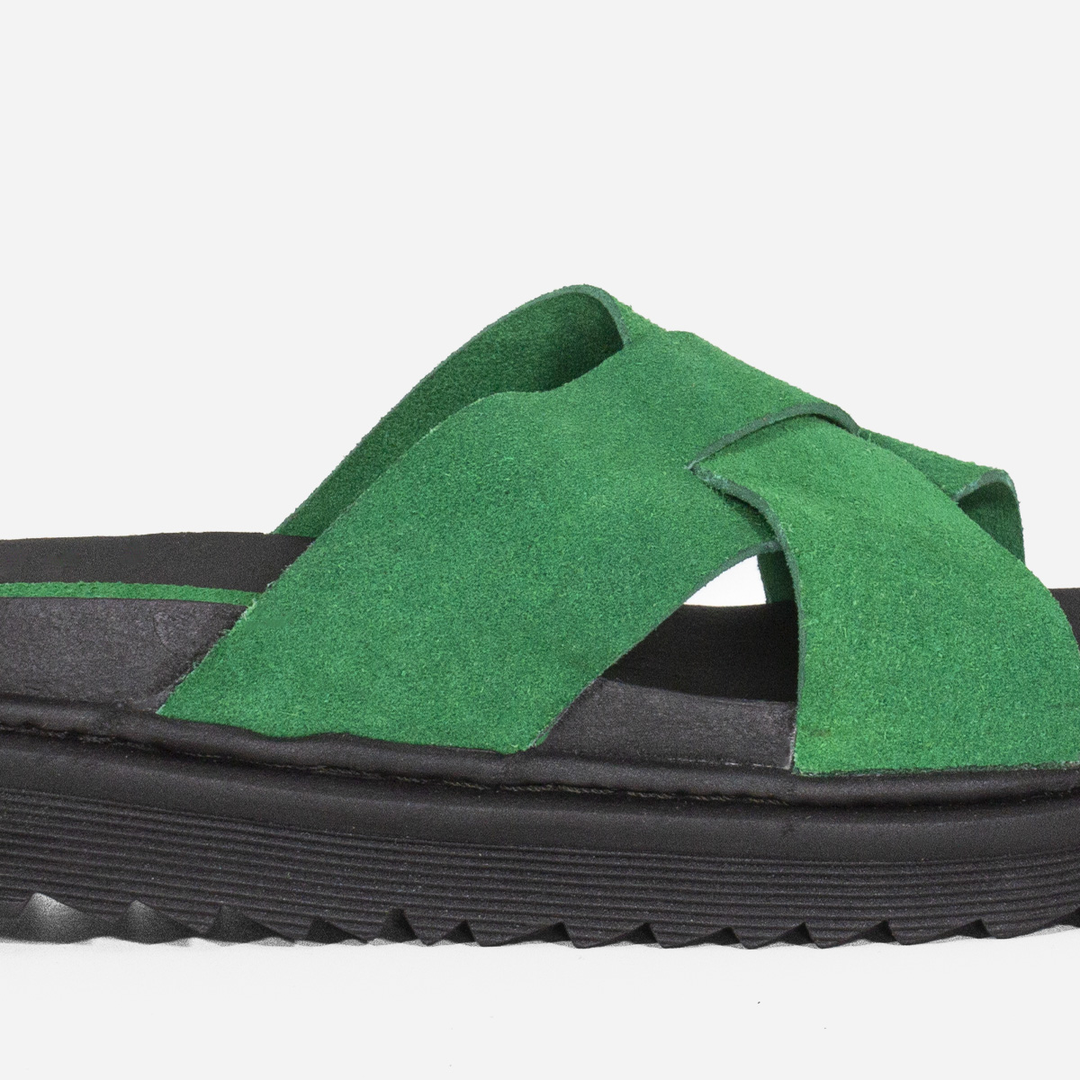 SANDALIAS MUJER MARIBU CUERO VERDE 1001 - 4