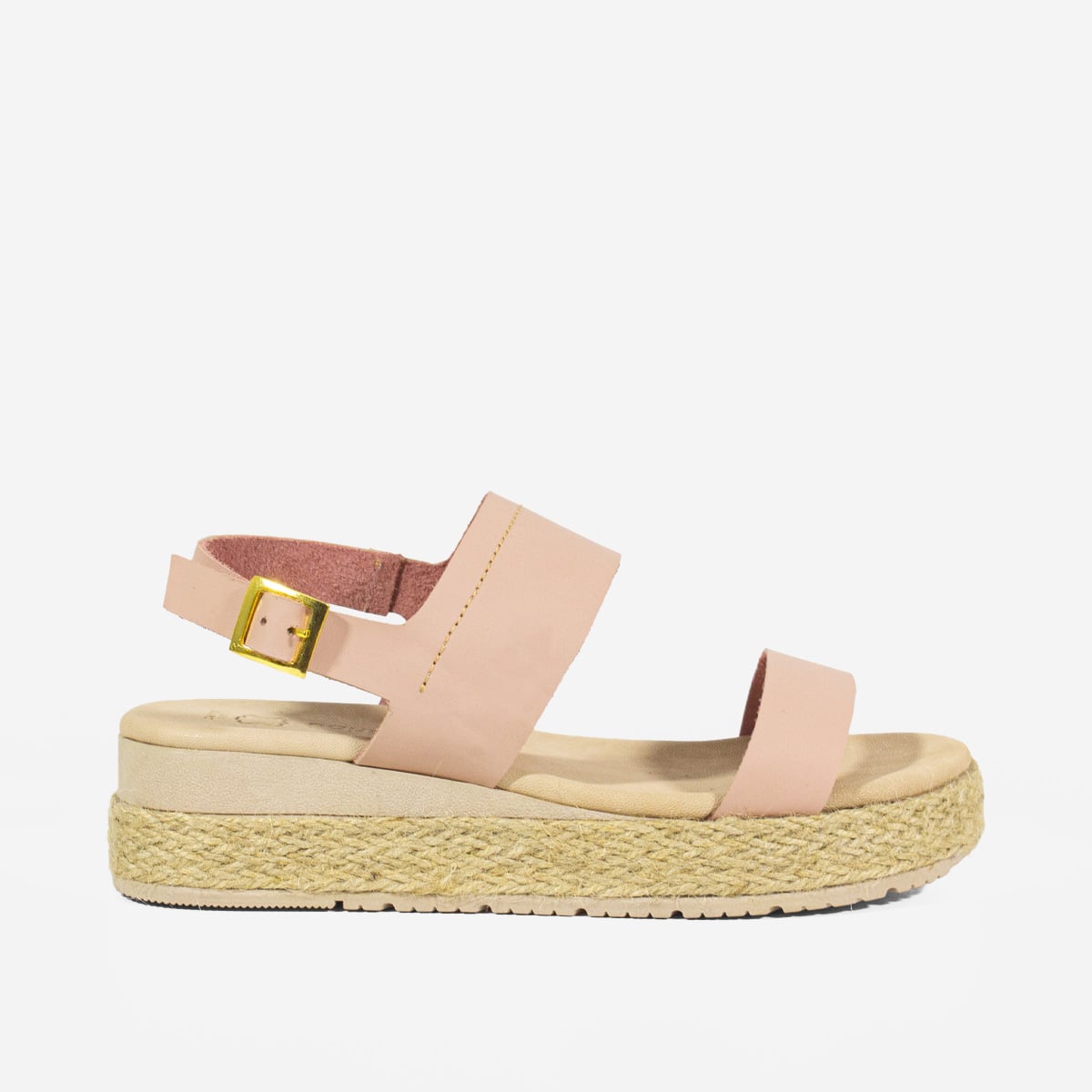 SANDALIAS MUJER MARIBU CUERO NUDE 1003 - 1