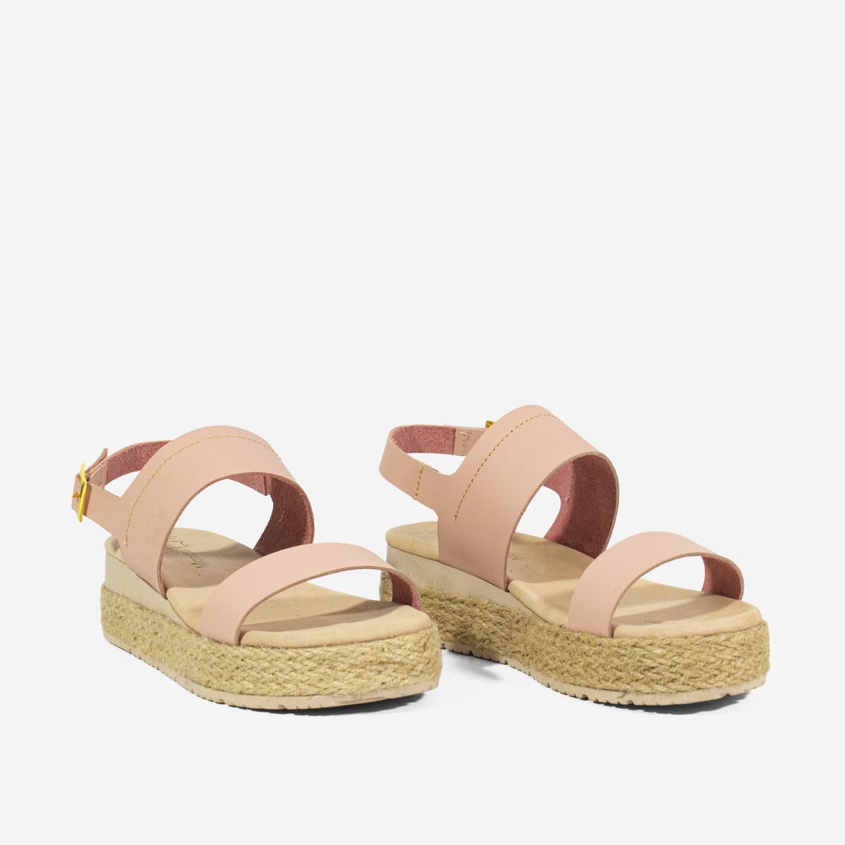 SANDALIAS MUJER MARIBU CUERO NUDE 1003 - 2