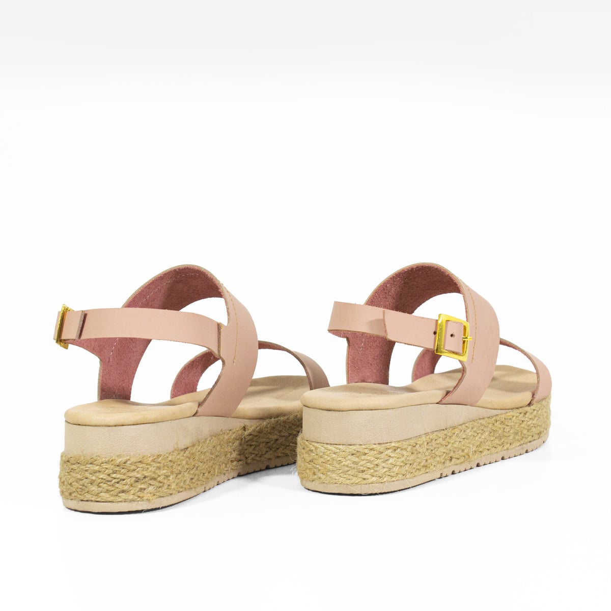 SANDALIAS MUJER MARIBU CUERO NUDE 1003 - 3