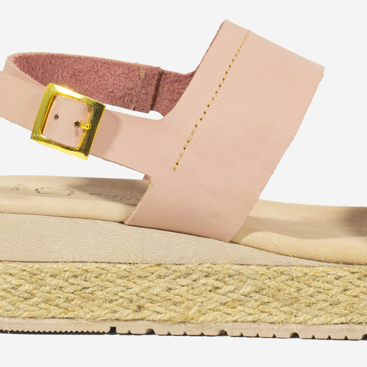 SANDALIAS MUJER MARIBU CUERO NUDE 1003 - 4