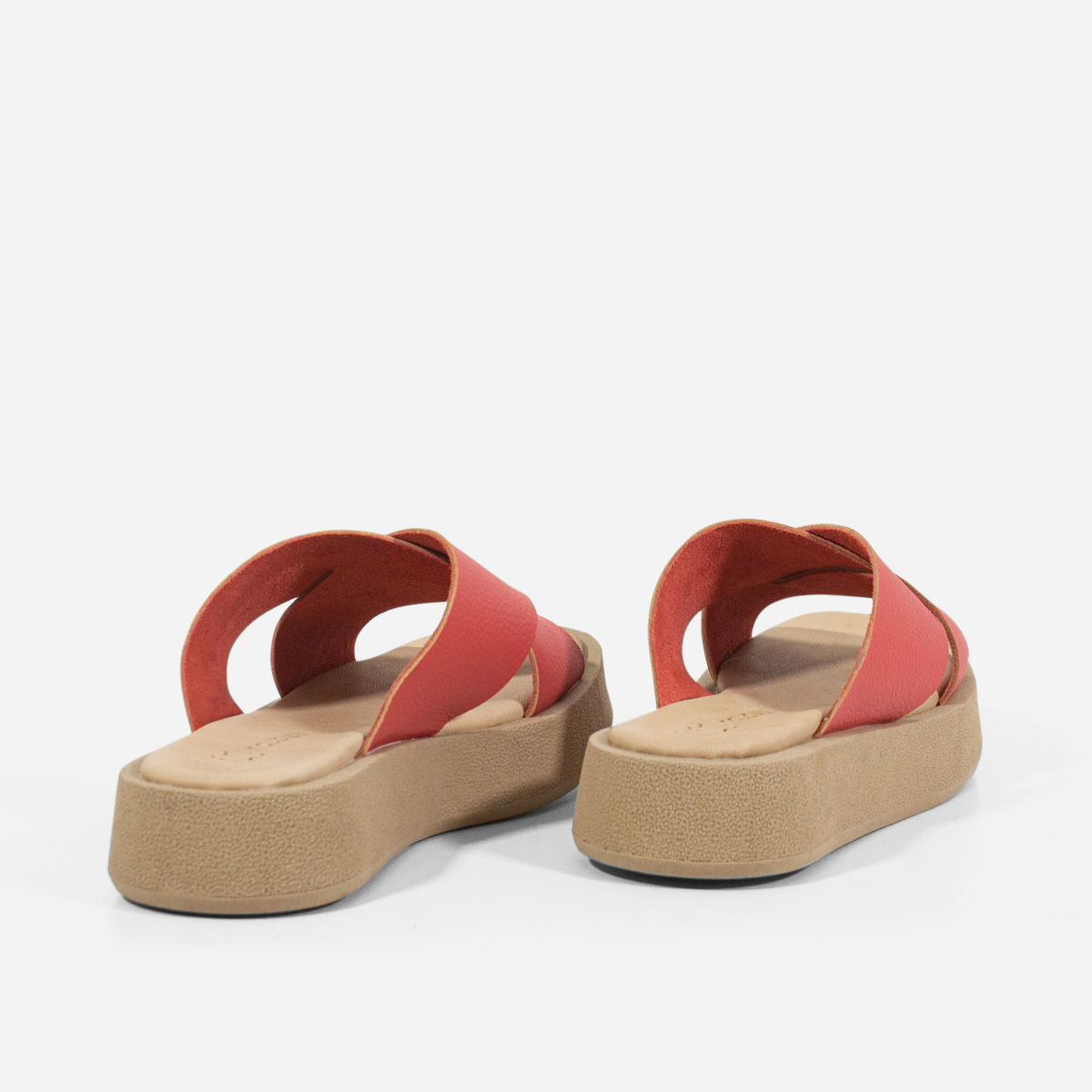 SANDALIAS MUJER MARIBU CUERO FRAMBUESA 1004 - 3