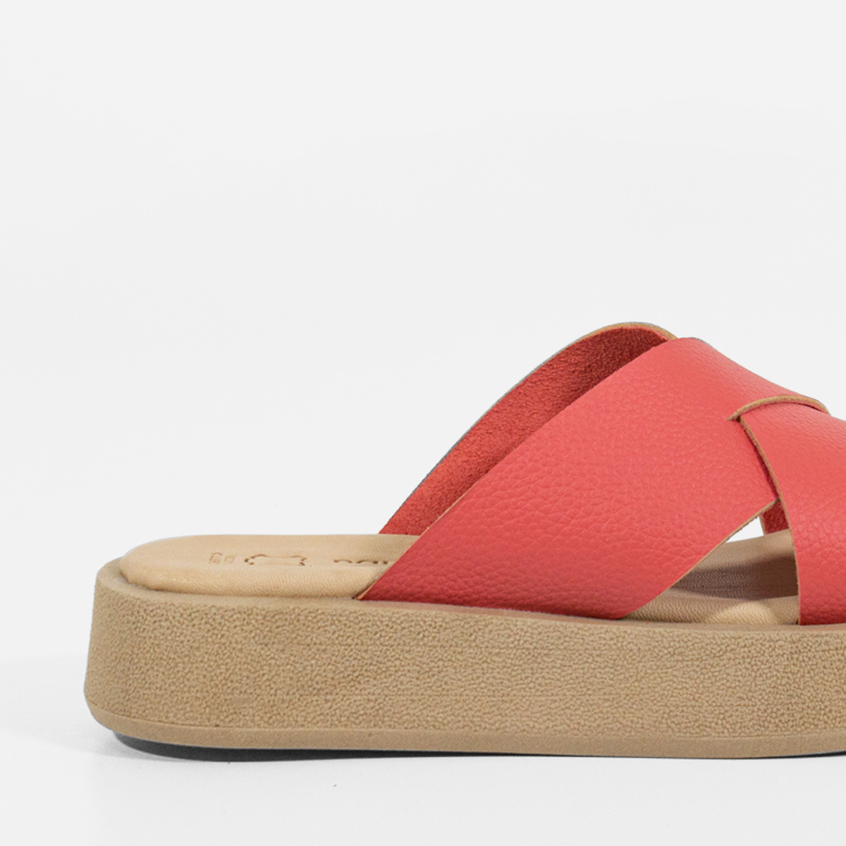 SANDALIAS MUJER MARIBU CUERO FRAMBUESA 1004 - 4