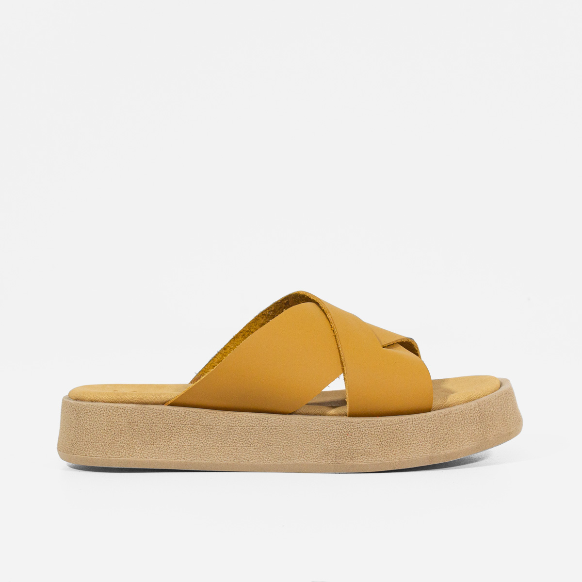 SANDALIAS MUJER MARIBU CUERO NATURAL 1004 - 1