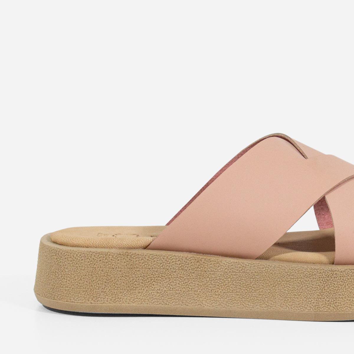 SANDALIAS MUJER MARIBU CUERO NUDE 1004 - 4