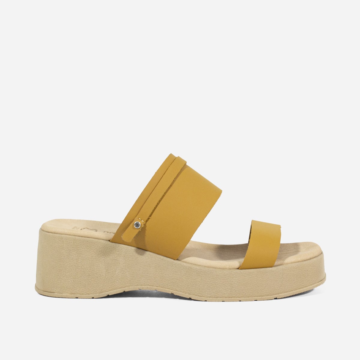 SANDALIAS MUJER MARIBU CUERO NATURAL 1007 - 1