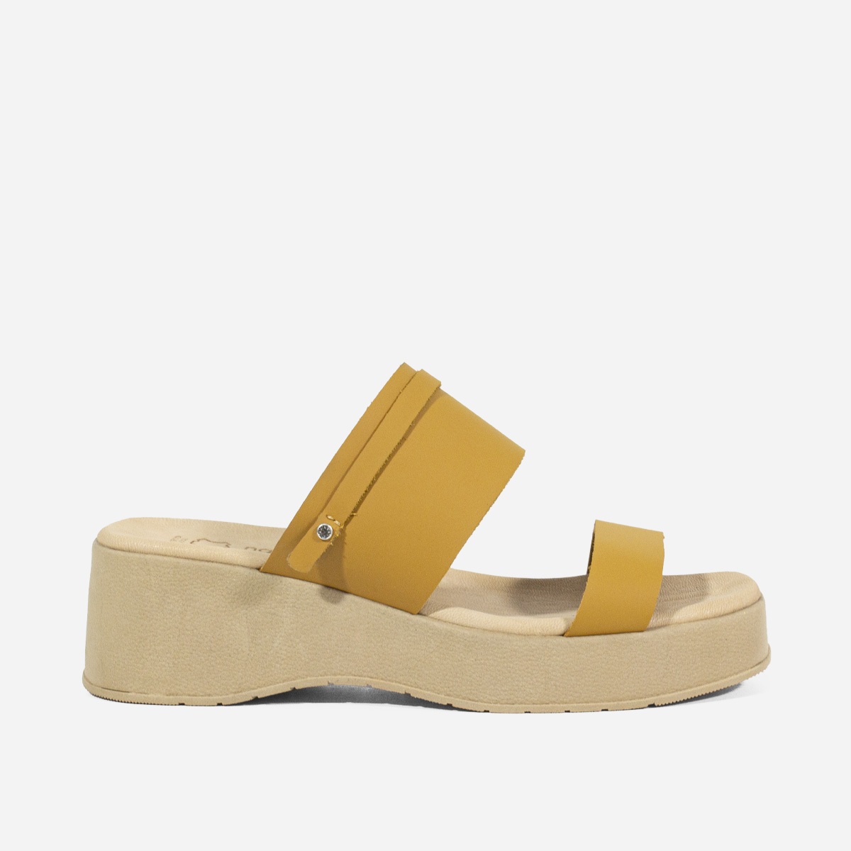 SANDALIAS MUJER MARIBU CUERO NATURAL 1007 - 1
