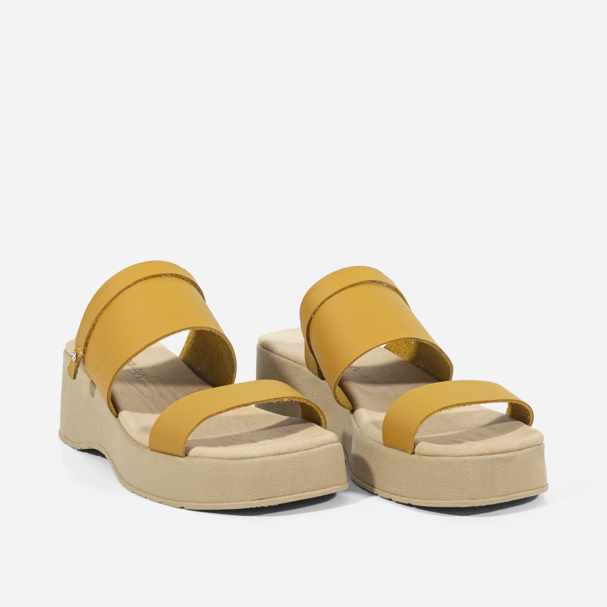 SANDALIAS MUJER MARIBU CUERO NATURAL 1007 - 2