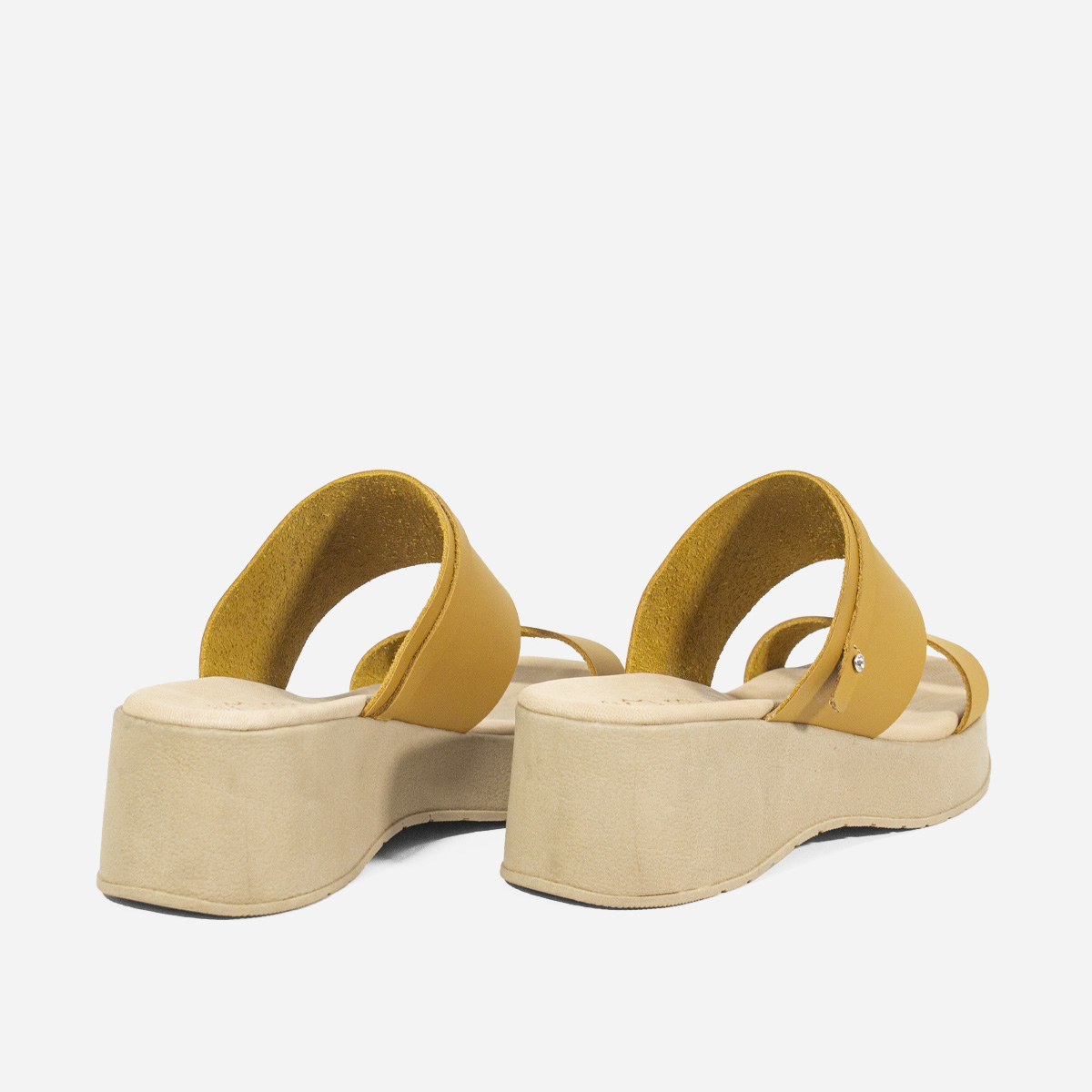 SANDALIAS MUJER MARIBU CUERO NATURAL 1007 - 3