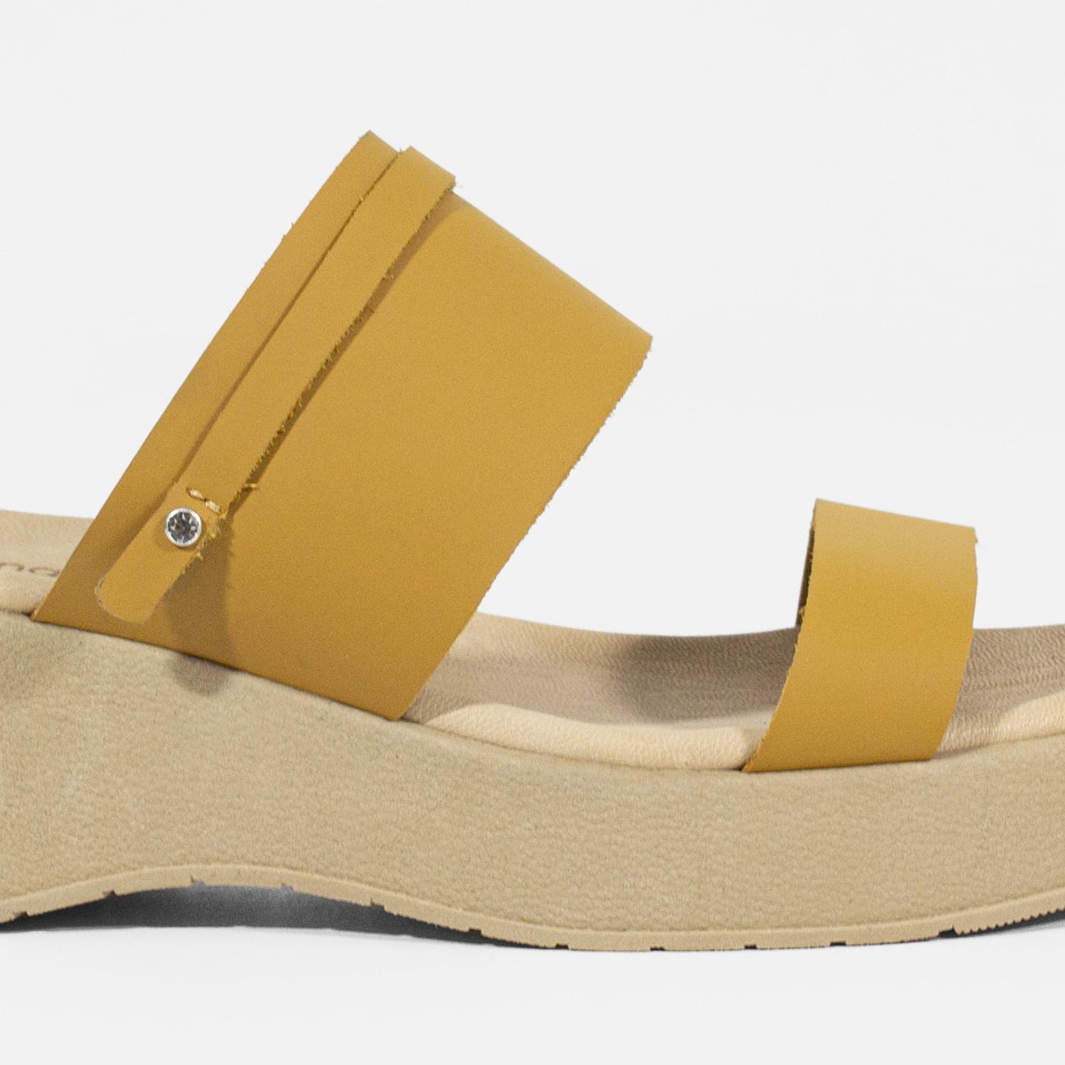 SANDALIAS MUJER MARIBU CUERO NATURAL 1007 - 4