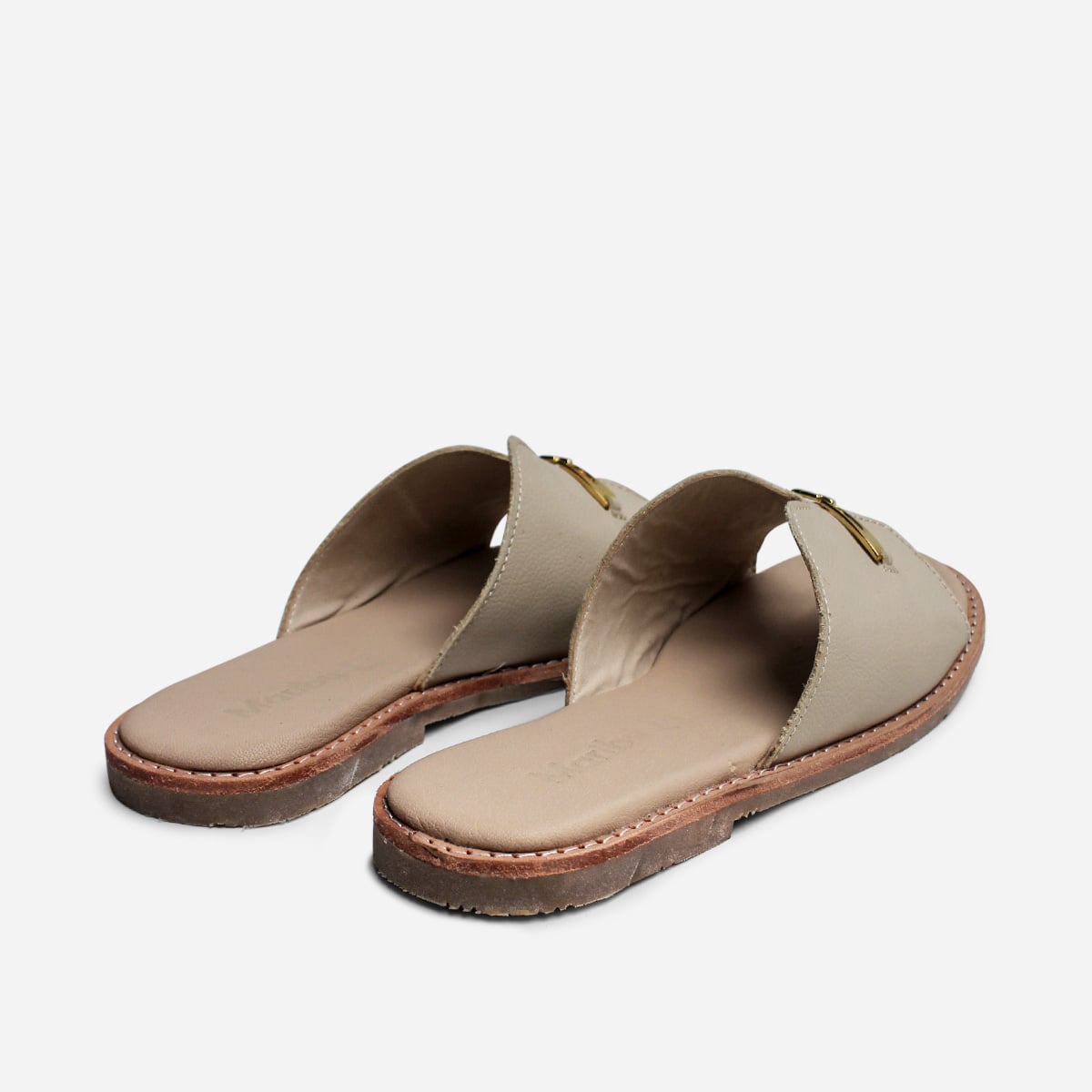 SANDALIAS MUJER MARIBU CUERO NUDE 1012 - 3
