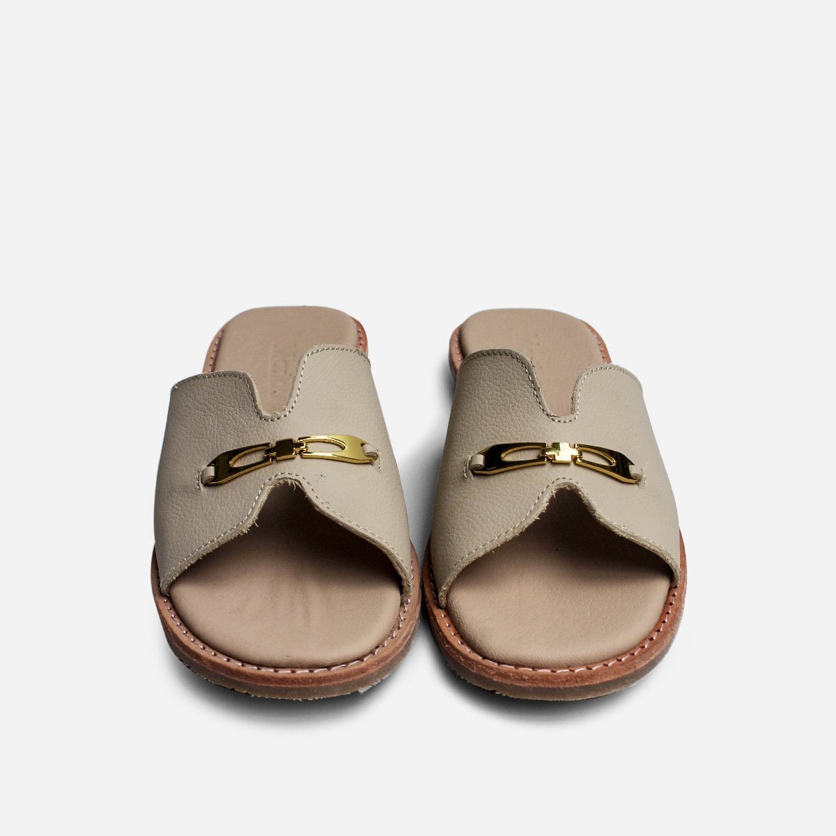 SANDALIAS MUJER MARIBU CUERO NUDE 1012 - 4