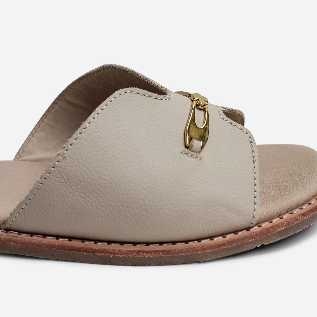 SANDALIAS MUJER MARIBU CUERO NUDE 1012 - 5