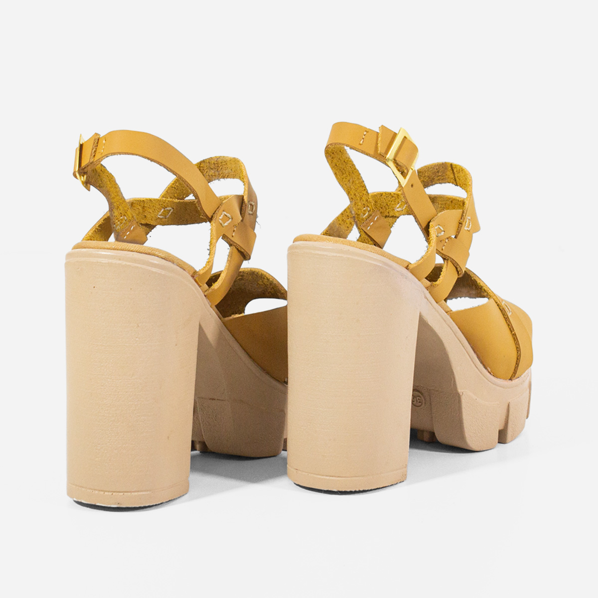 SANDALIAS MUJER MARIBU CUERO NATURAL 1021 - 3