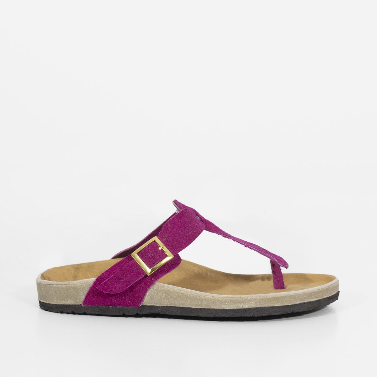 SANDALIAS MUJER MARIBU CUERO FUCSIA 700 - 2