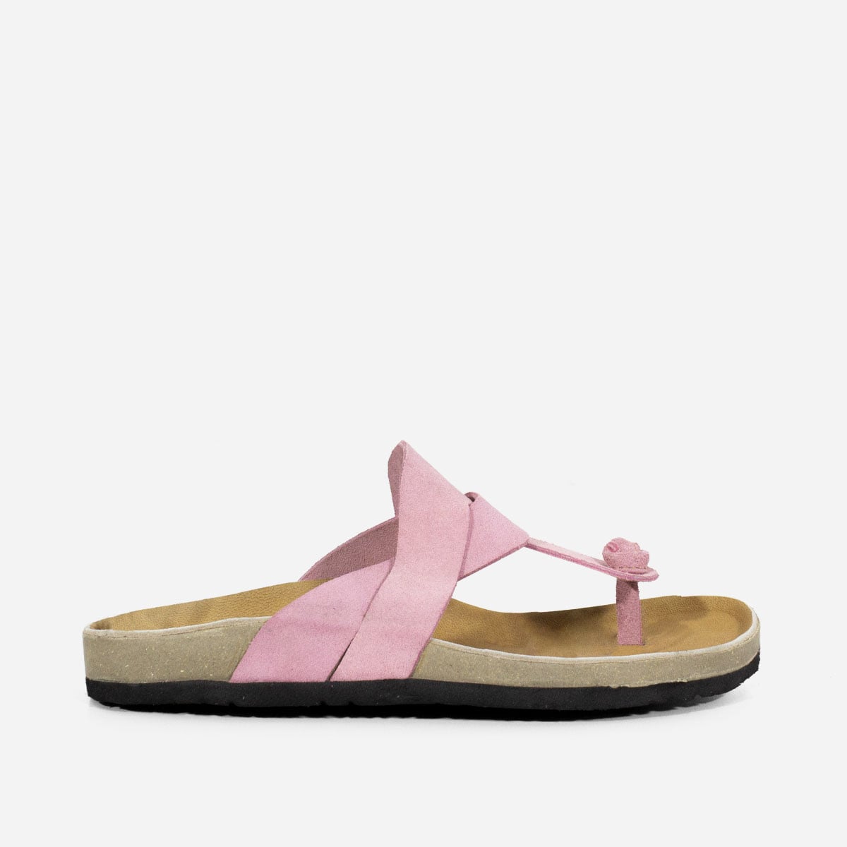SANDALIAS MUJER MARIBU CUERO ROSADO 701 - 2