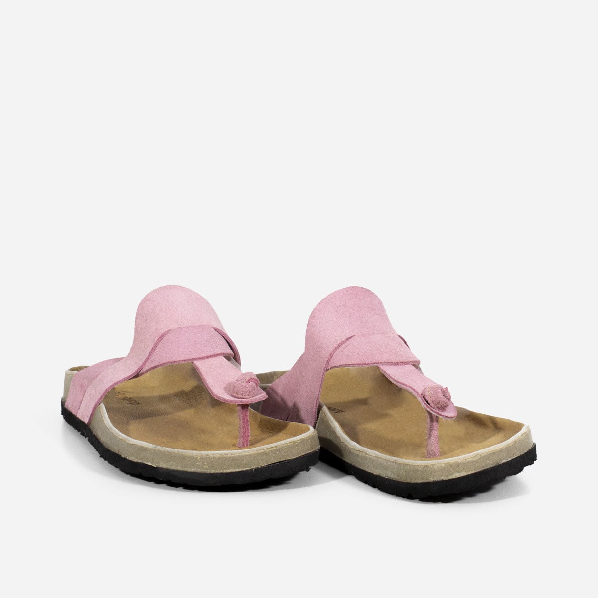 SANDALIAS MUJER MARIBU CUERO ROSADO 701 - 3